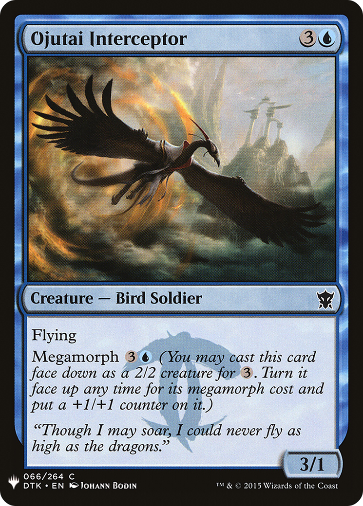 Ojutai Interceptor (MB1-447) - Mystery Booster - Premium MTG Single from Wizards of the Coast - Just $0.25! Shop now at Game Crave Tournament Store