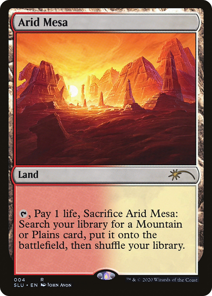 Arid Mesa (SLU-004) - Secret Lair: Ultimate Edition - Premium MTG Single from Wizards of the Coast - Just $24.68! Shop now at Game Crave Tournament Store