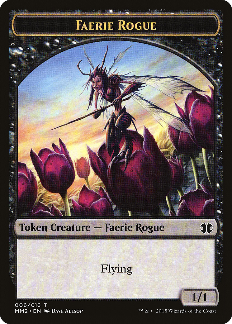 Faerie Rogue (TMM2-006) - Modern Masters 2015 Tokens - Premium MTG Single from Wizards of the Coast - Just $0.10! Shop now at Game Crave Tournament Store