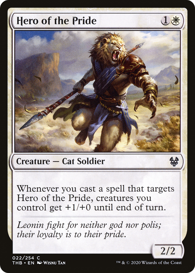 Hero of the Pride (THB-022) - Theros Beyond Death - Premium MTG Single from Wizards of the Coast - Just $0.08! Shop now at Game Crave Tournament Store