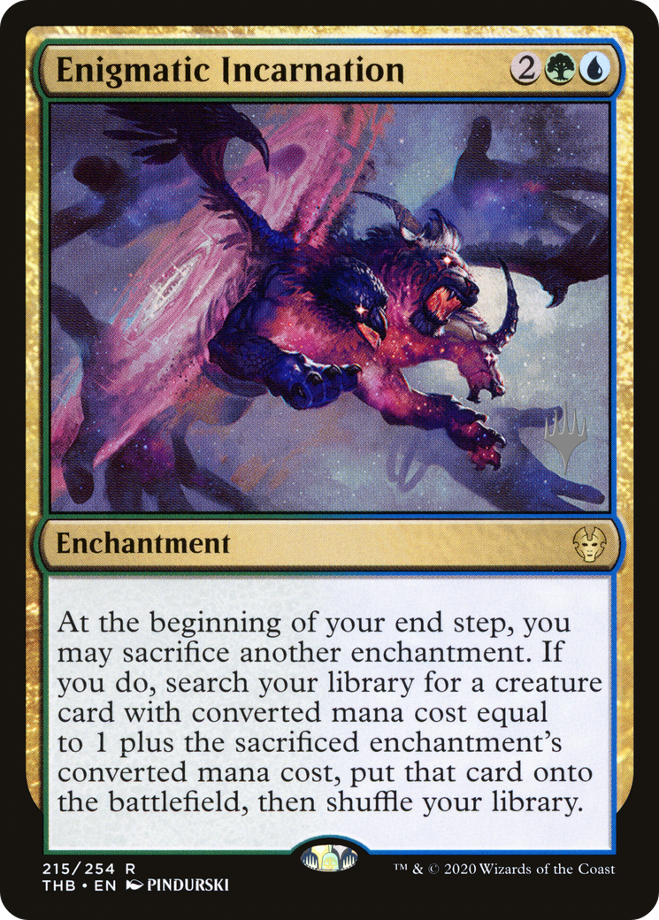 Enigmatic Incarnation (PTHB-215P) - Theros Beyond Death Promos - Premium MTG Single from Wizards of the Coast - Just $0.13! Shop now at Game Crave Tournament Store