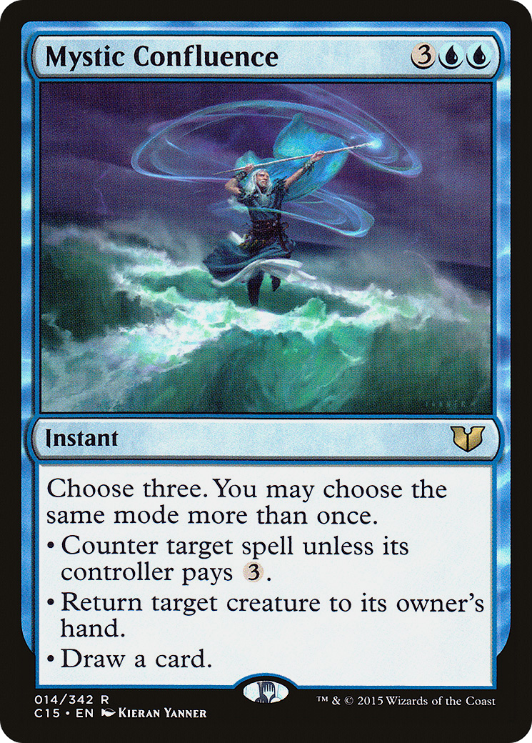 Mystic Confluence (C15-014) - Commander 2015 - Premium MTG Single from Wizards of the Coast - Just $0.12! Shop now at Game Crave Tournament Store