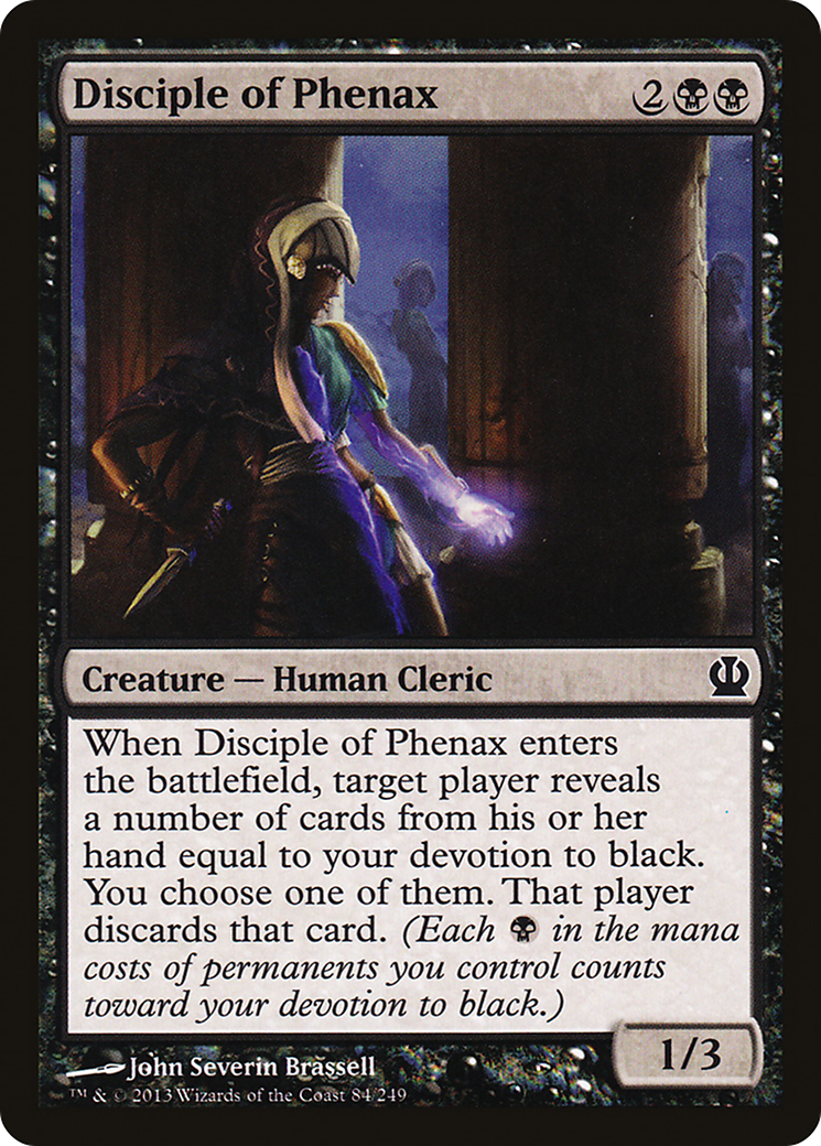 Disciple of Phenax (THS-084) - Theros - Premium MTG Single from Wizards of the Coast - Just $0.08! Shop now at Game Crave Tournament Store