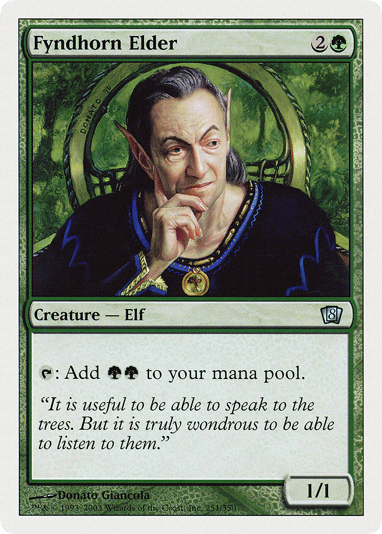 Fyndhorn Elder (8ED-251) - Eighth Edition - Premium MTG Single from Wizards of the Coast - Just $0.08! Shop now at Game Crave Tournament Store