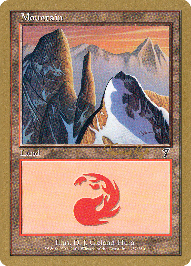 Mountain (WC01-TVDL337) - World Championship Decks 2001 - Premium MTG Single from Wizards of the Coast - Just $0.18! Shop now at Game Crave Tournament Store