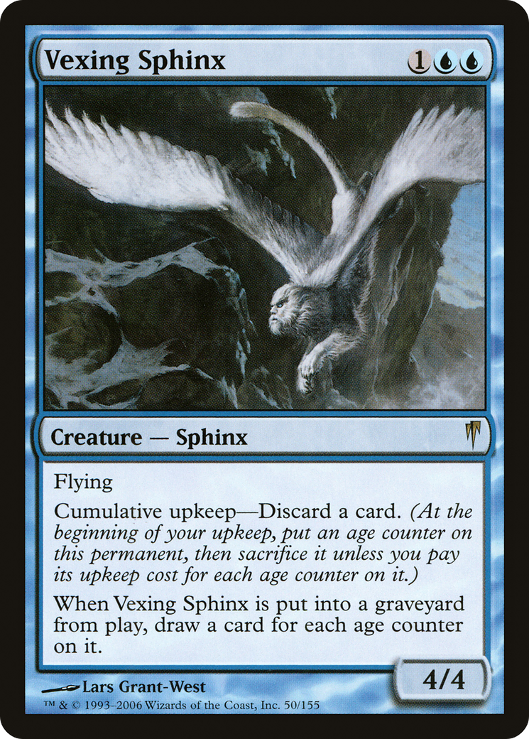 Vexing Sphinx (CSP-050) - Coldsnap - Premium MTG Single from Wizards of the Coast - Just $0.08! Shop now at Game Crave Tournament Store