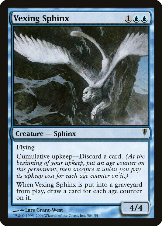 Vexing Sphinx (CSP-050) - Coldsnap - Premium MTG Single from Wizards of the Coast - Just $0.08! Shop now at Game Crave Tournament Store