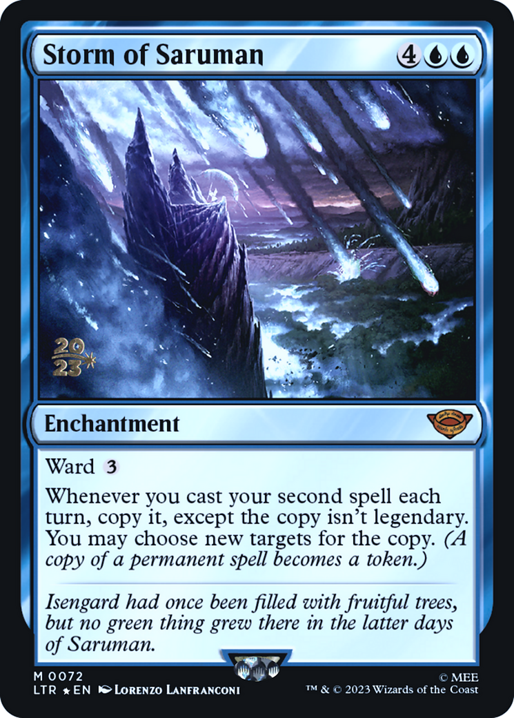 Storm of Saruman (PLTR-72S) - Tales of Middle-earth Promos Foil - Premium MTG Single from Wizards of the Coast - Just $10.68! Shop now at Game Crave Tournament Store