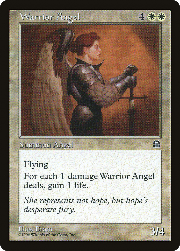 Warrior Angel (STH-024) - Stronghold - Premium MTG Single from Wizards of the Coast - Just $0.16! Shop now at Game Crave Tournament Store