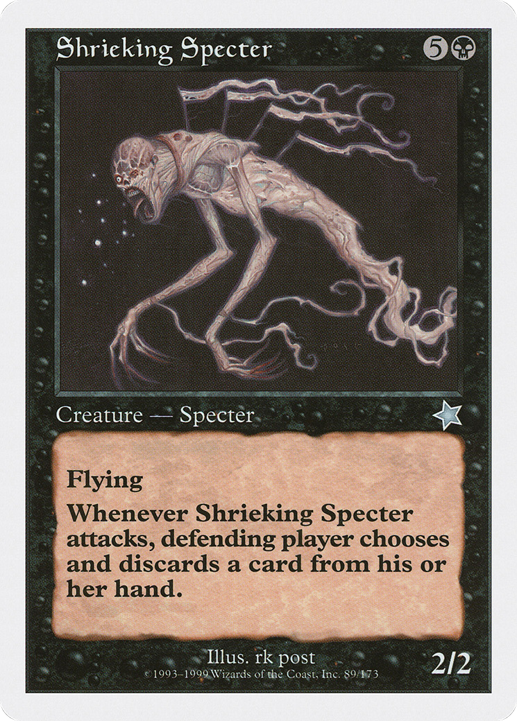 Shrieking Specter (S99-089) - Starter 1999 - Premium MTG Single from Wizards of the Coast - Just $0.22! Shop now at Game Crave Tournament Store