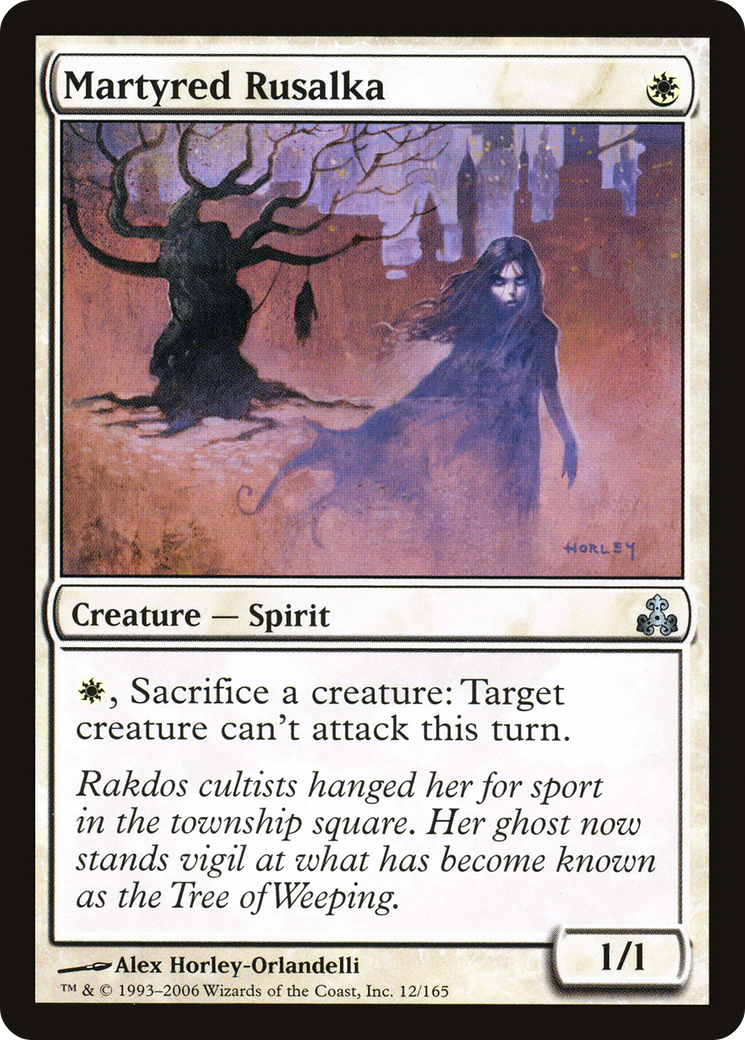Martyred Rusalka (GPT-012) - Guildpact - Premium MTG Single from Wizards of the Coast - Just $0.08! Shop now at Game Crave Tournament Store