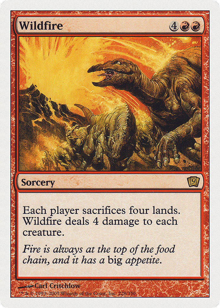 Wildfire (9ED-228) - Ninth Edition - Premium MTG Single from Wizards of the Coast - Just $0.25! Shop now at Game Crave Tournament Store