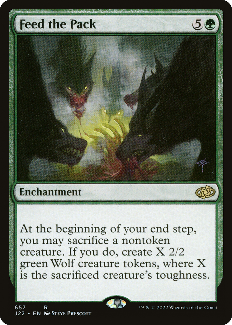 Feed the Pack (J22-657) - Jumpstart 2022 - Premium MTG Single from Wizards of the Coast - Just $0.08! Shop now at Game Crave Tournament Store