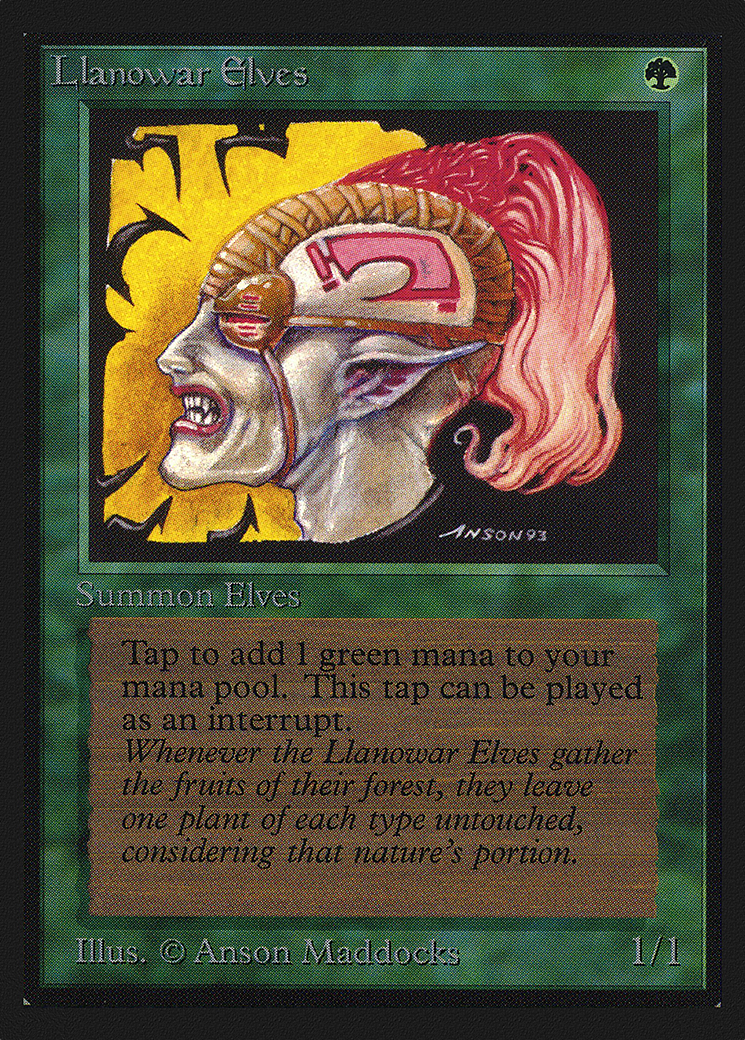 Llanowar Elves (CEI-211) - Intl. Collectors' Edition - Premium MTG Single from Wizards of the Coast - Just $4.79! Shop now at Game Crave Tournament Store