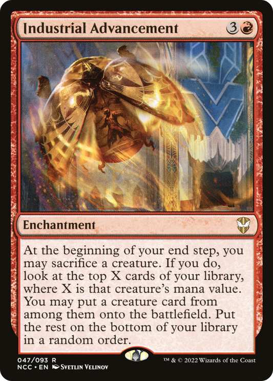 Industrial Advancement (NCC-047) - New Capenna Commander - Premium MTG Single from Wizards of the Coast - Just $1.18! Shop now at Game Crave Tournament Store
