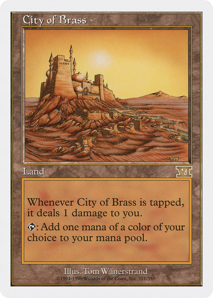 City of Brass (6ED-321) - Classic Sixth Edition - Premium MTG Single from Wizards of the Coast - Just $3.68! Shop now at Game Crave Tournament Store