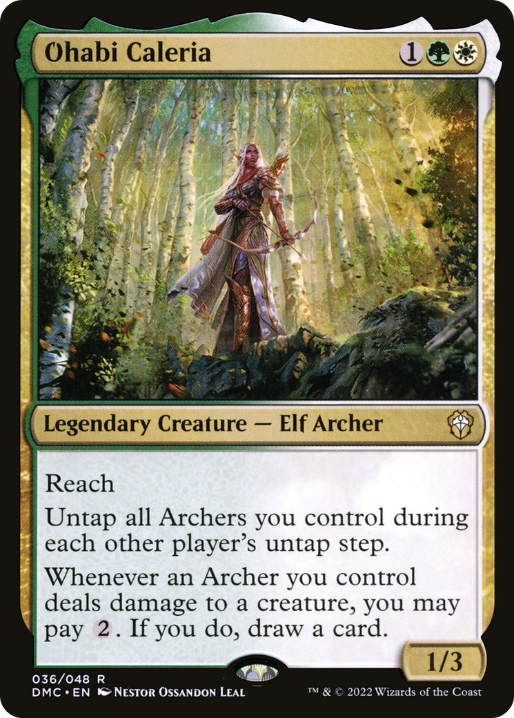 Ohabi Caleria (DMC-036) - Dominaria United Commander Foil - Premium MTG Single from Wizards of the Coast - Just $0.25! Shop now at Game Crave Tournament Store