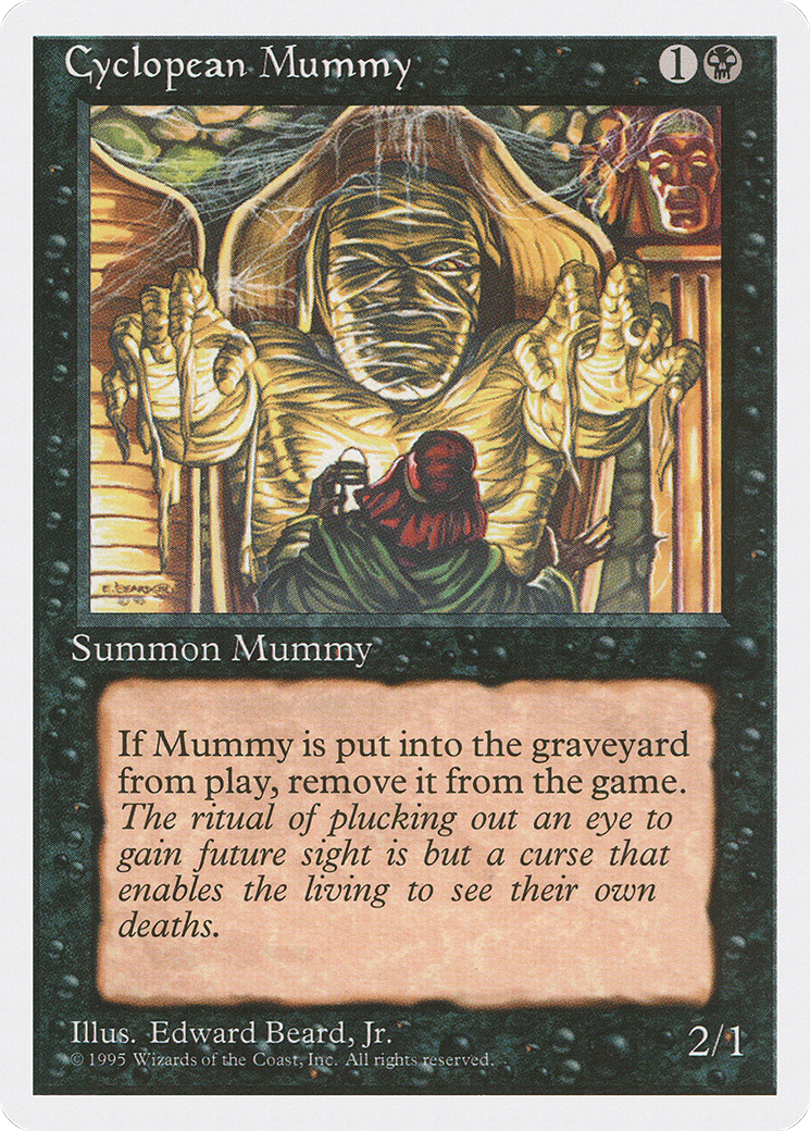 Cyclopean Mummy (4ED-128) - Fourth Edition - Premium MTG Single from Wizards of the Coast - Just $0.08! Shop now at Game Crave Tournament Store