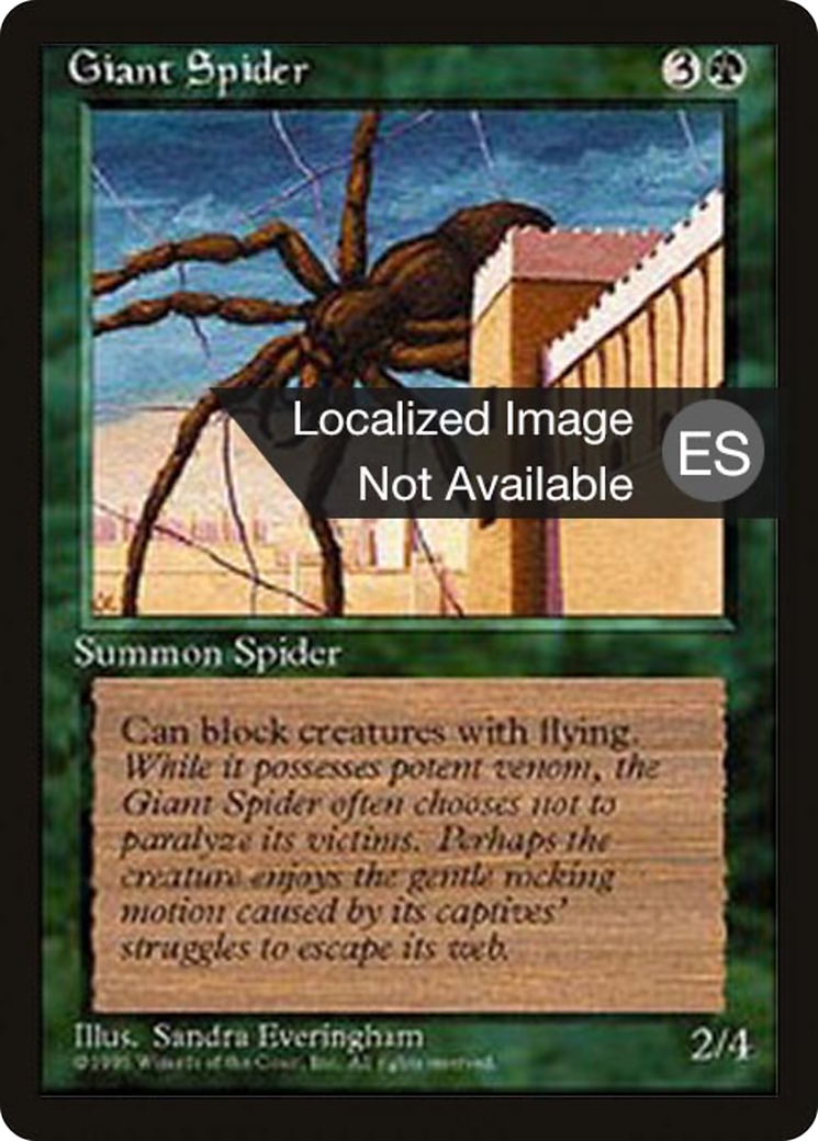 Giant Spider (4BB-249) - Fourth Edition Foreign Black Border - Premium MTG Single from Wizards of the Coast - Just $0.48! Shop now at Game Crave Tournament Store