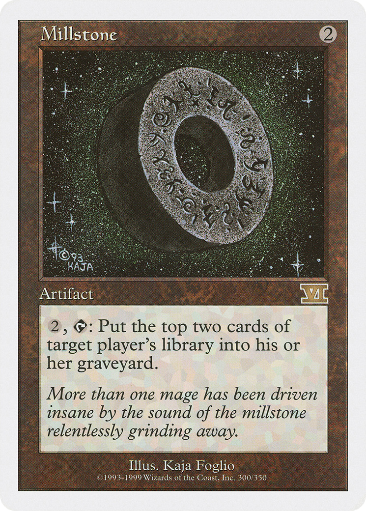 Millstone (6ED-300) - Classic Sixth Edition - Premium MTG Single from Wizards of the Coast - Just $0.08! Shop now at Game Crave Tournament Store
