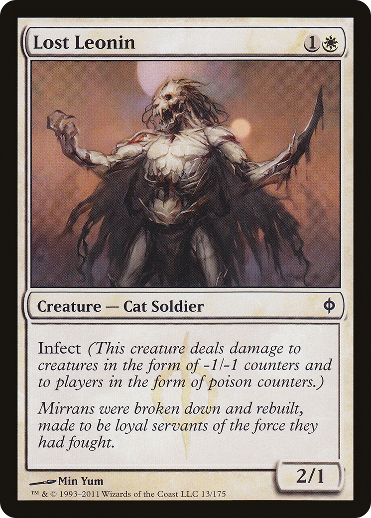 Lost Leonin (NPH-013) - New Phyrexia - Premium MTG Single from Wizards of the Coast - Just $0.08! Shop now at Game Crave Tournament Store
