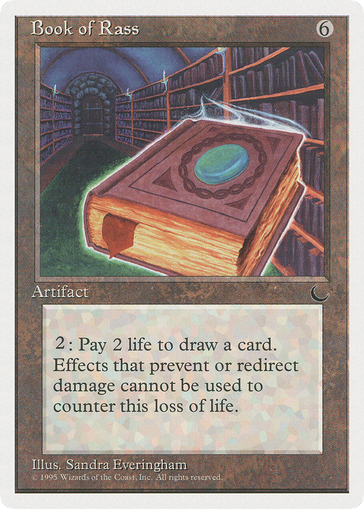 Book of Rass (CHR-095) - Chronicles - Premium MTG Single from Wizards of the Coast - Just $0.09! Shop now at Game Crave Tournament Store