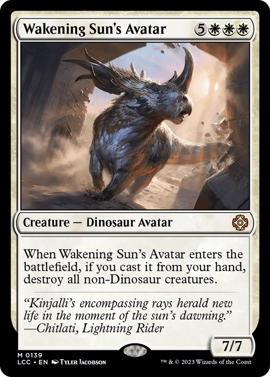 Wakening Sun's Avatar (LCC-139) - The Lost Caverns of Ixalan Commander - Premium MTG Single from Wizards of the Coast - Just $0.08! Shop now at Game Crave Tournament Store