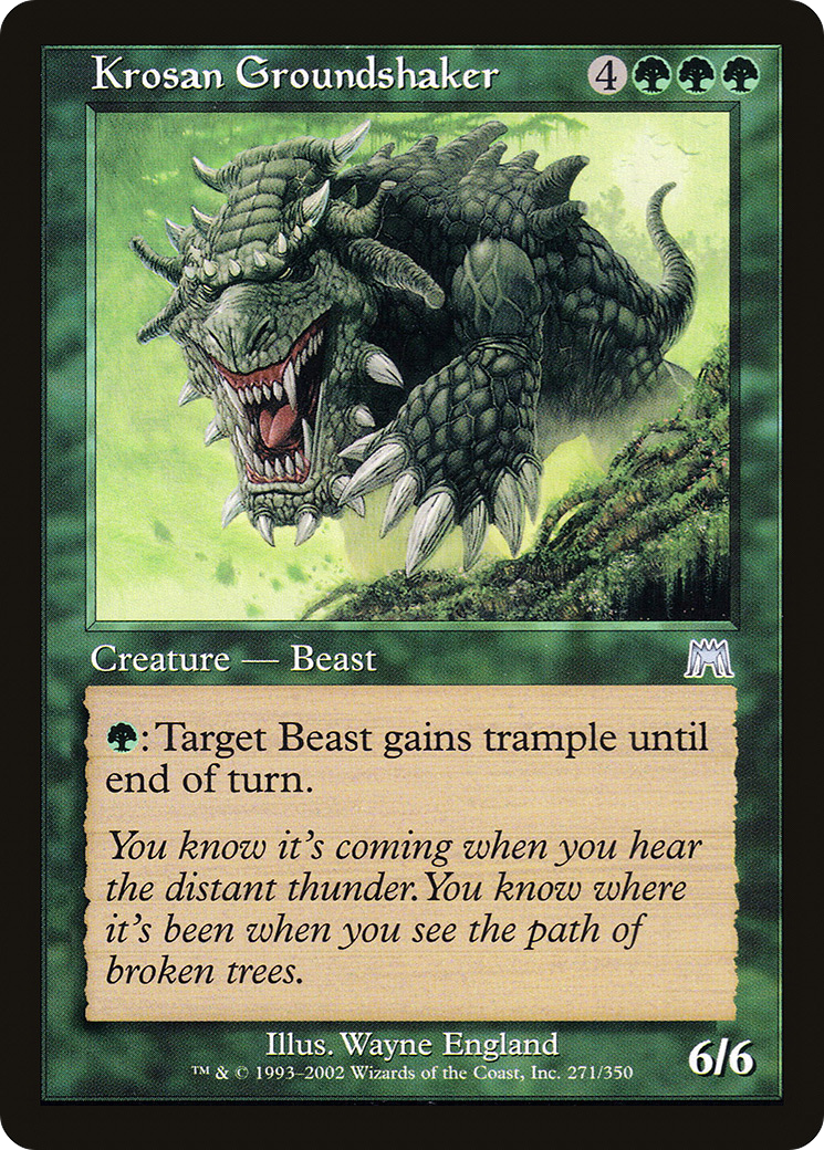 Krosan Groundshaker (ONS-271) - Onslaught - Premium MTG Single from Wizards of the Coast - Just $0.08! Shop now at Game Crave Tournament Store
