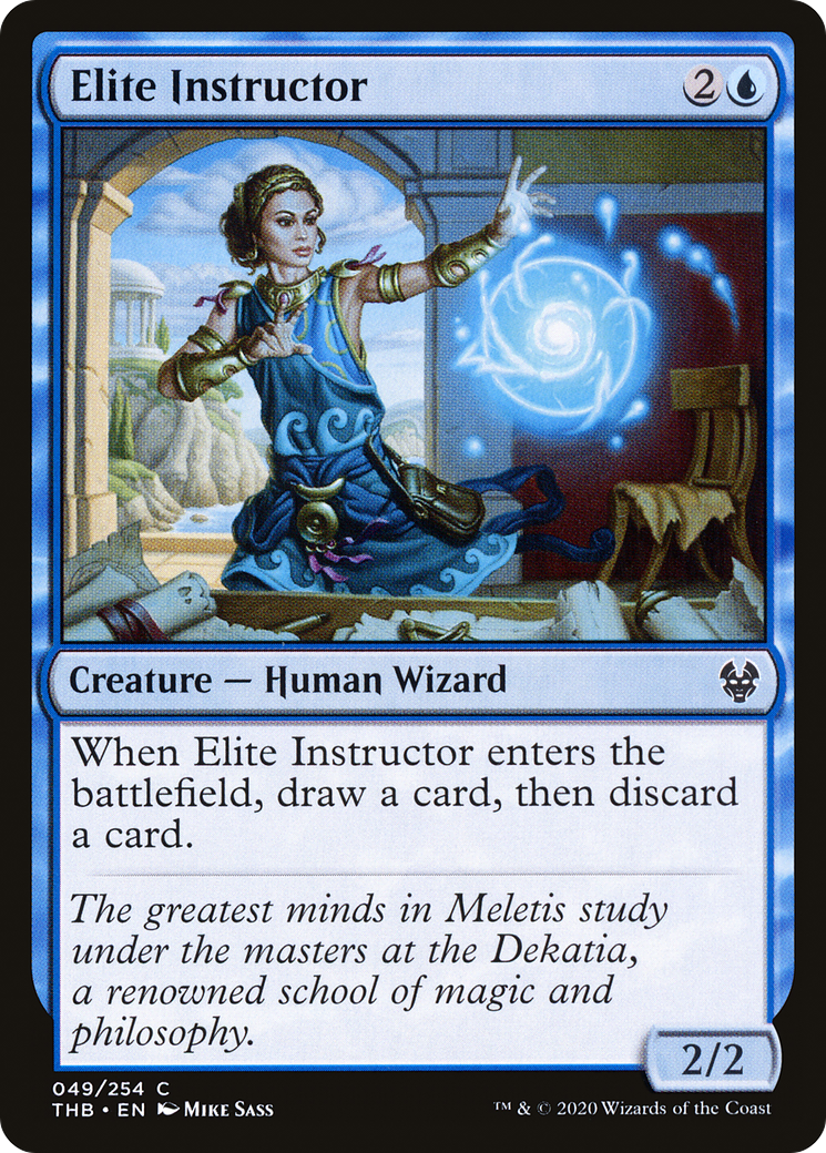 Elite Instructor (THB-049) - Theros Beyond Death - Premium MTG Single from Wizards of the Coast - Just $0.08! Shop now at Game Crave Tournament Store