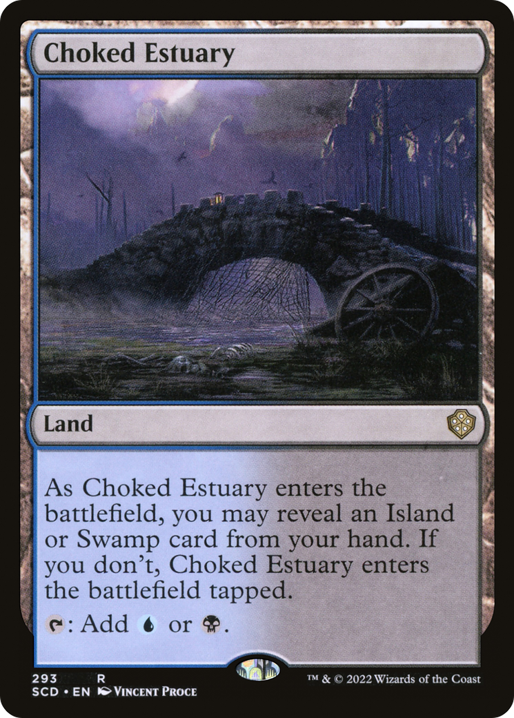Choked Estuary (SCD-293) - Starter Commander Decks - Premium MTG Single from Wizards of the Coast - Just $0.08! Shop now at Game Crave Tournament Store
