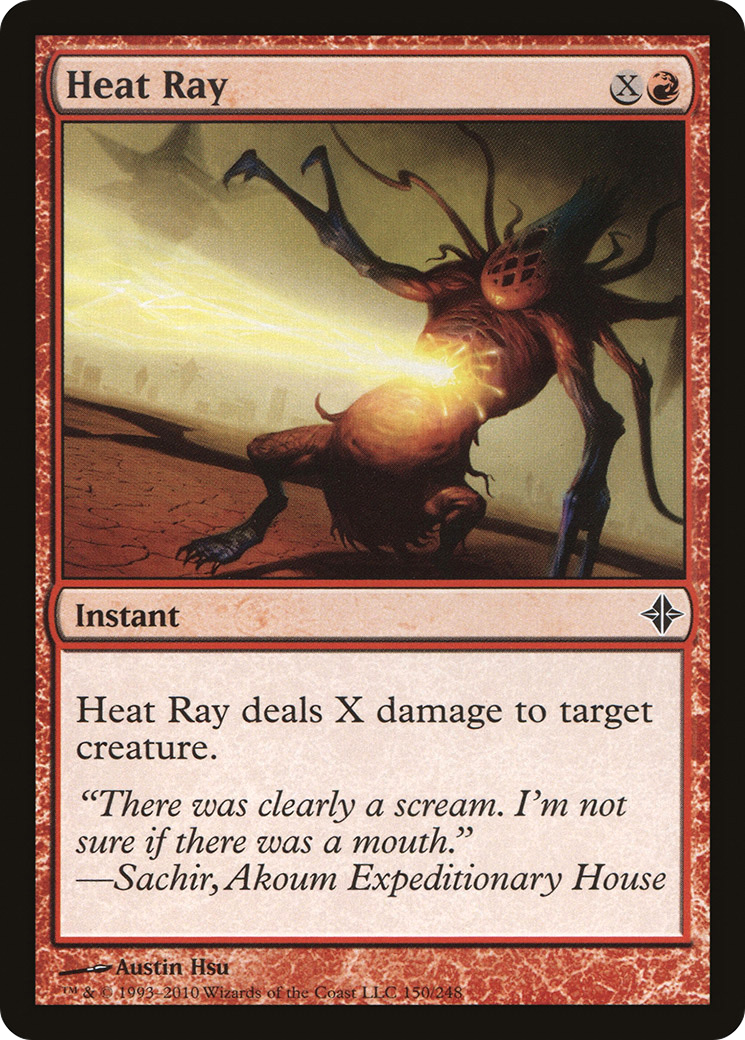 Heat Ray (ROE-150) - Rise of the Eldrazi Foil - Premium MTG Single from Wizards of the Coast - Just $0.25! Shop now at Game Crave Tournament Store