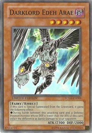 Darklord Edeh Arae (YCSW-EN003) - Yu-Gi-Oh! Championship Series Prize Cards Limited - Premium Yugioh Single from Konami - Just $239.99! Shop now at Game Crave Tournament Store