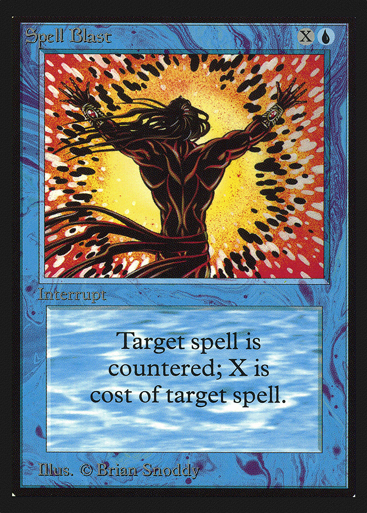 Spell Blast (CEI-080) - Intl. Collectors' Edition - Premium MTG Single from Wizards of the Coast - Just $2.60! Shop now at Game Crave Tournament Store