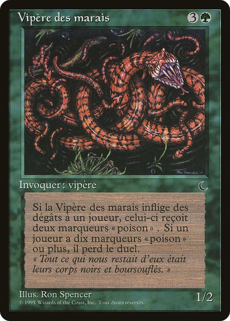 Marsh Viper (REN-149) - Renaissance - Premium MTG Single from Wizards of the Coast - Just $0.78! Shop now at Game Crave Tournament Store