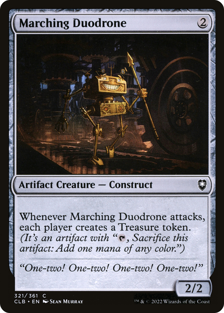Marching Duodrone (CLB-321) - Commander Legends: Battle for Baldur's Gate Foil - Premium MTG Single from Wizards of the Coast - Just $0.25! Shop now at Game Crave Tournament Store