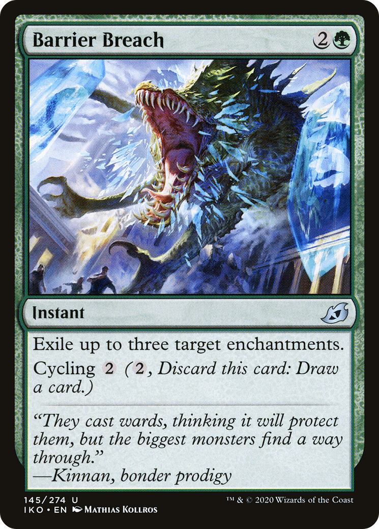 Barrier Breach (IKO-145) - Ikoria: Lair of Behemoths - Premium MTG Single from Wizards of the Coast - Just $0.08! Shop now at Game Crave Tournament Store