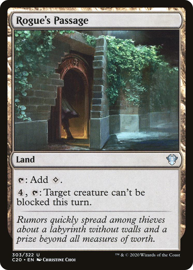Rogue's Passage (C20-303) - Commander 2020 - Premium MTG Single from Wizards of the Coast - Just $0.25! Shop now at Game Crave Tournament Store