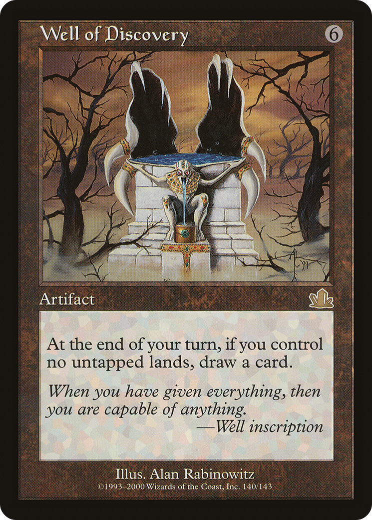 Well of Discovery (PCY-140) - Prophecy Foil - Premium MTG Single from Wizards of the Coast - Just $16.90! Shop now at Game Crave Tournament Store