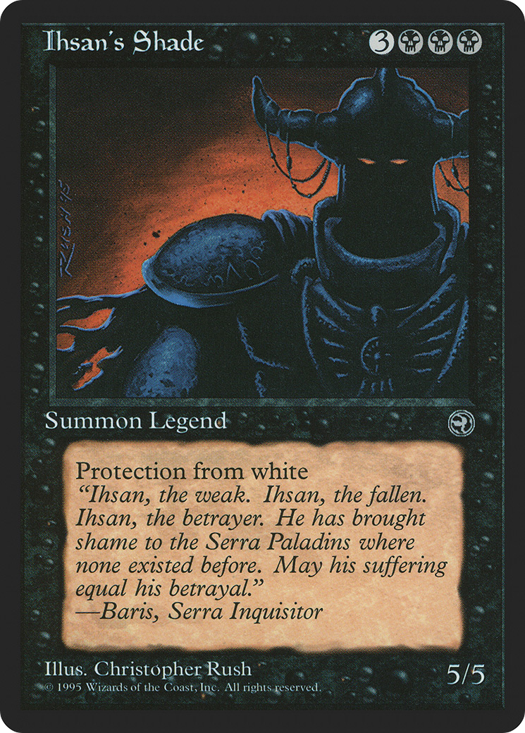 Ihsan's Shade (HML-053) - Homelands - Premium MTG Single from Wizards of the Coast - Just $0.08! Shop now at Game Crave Tournament Store