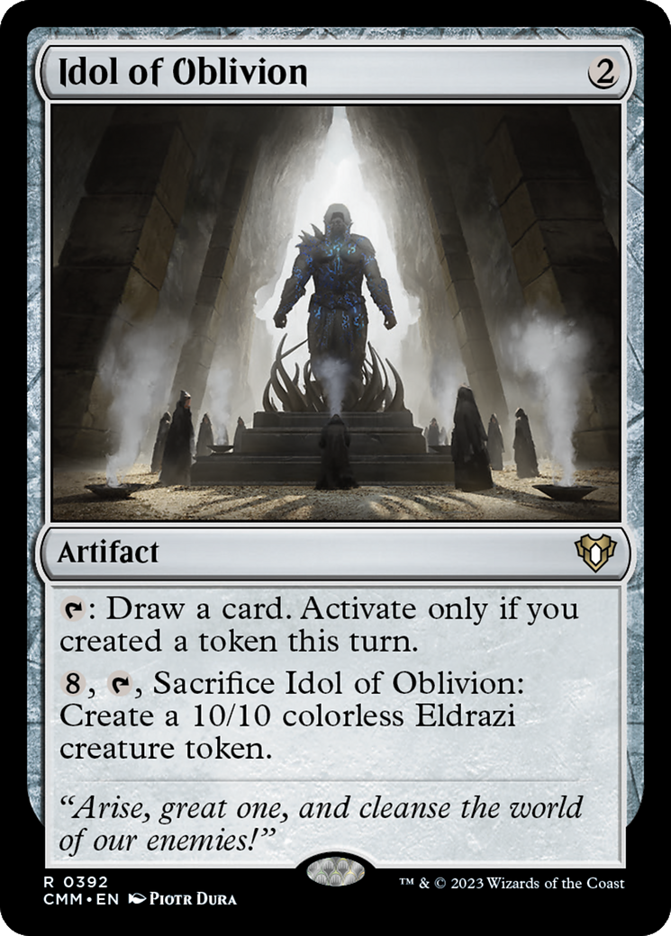 Idol of Oblivion (CMM-392) - Commander Masters - Premium MTG Single from Wizards of the Coast - Just $0.19! Shop now at Game Crave Tournament Store