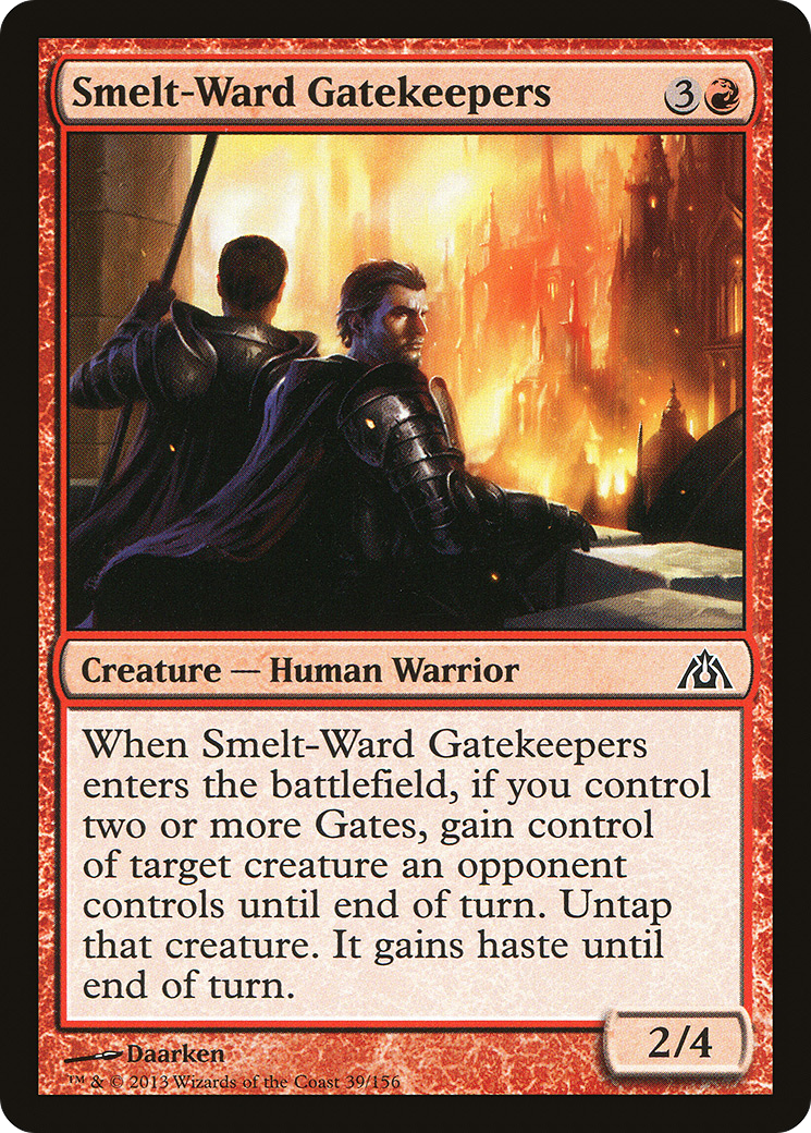 Smelt-Ward Gatekeepers (DGM-039) - Dragon's Maze - Premium MTG Single from Wizards of the Coast - Just $0.08! Shop now at Game Crave Tournament Store