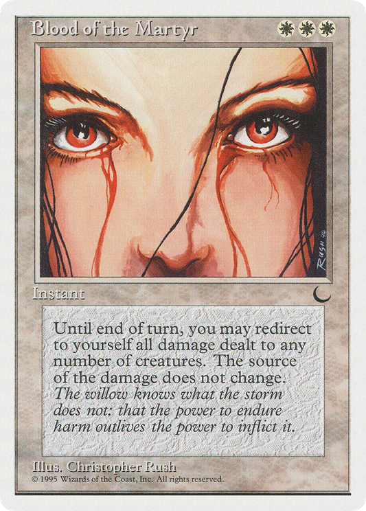 Blood of the Martyr (CHR-004) - Chronicles - Premium MTG Single from Wizards of the Coast - Just $0.25! Shop now at Game Crave Tournament Store