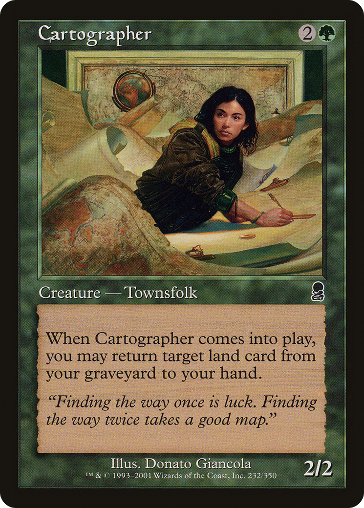 Cartographer (ODY-232) - Odyssey Foil - Premium MTG Single from Wizards of the Coast - Just $1.42! Shop now at Game Crave Tournament Store