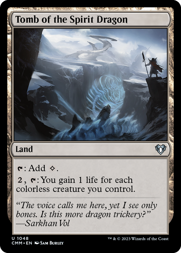 Tomb of the Spirit Dragon (CMM-1048) - Commander Masters - Premium MTG Single from Wizards of the Coast - Just $0.08! Shop now at Game Crave Tournament Store