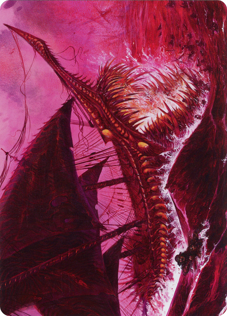 Marauding Dreadship // Marauding Dreadship (AMOM-036) - March of the Machine Art Series (Borderless) - Premium MTG Single from Wizards of the Coast - Just $0! Shop now at Game Crave Tournament Store