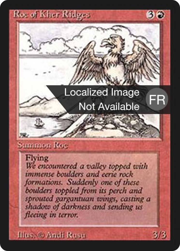 Roc of Kher Ridges (FBB-172) - Foreign Black Border - Premium MTG Single from Wizards of the Coast - Just $4.91! Shop now at Game Crave Tournament Store