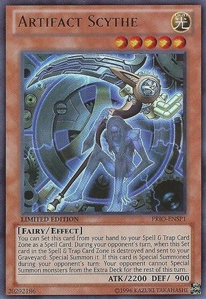 Artifact Scythe (PRIO-ENSP1) (PRIO-ENSP1) - Primal Origin Limited - Premium Yugioh Single from Konami - Just $0.25! Shop now at Game Crave Tournament Store