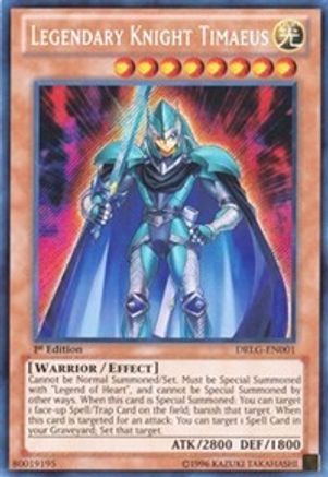 Legendary Knight Timaeus (DRLG-EN001) - Dragons of Legend 1st Edition - Premium Yugioh Single from Konami - Just $6.01! Shop now at Game Crave Tournament Store