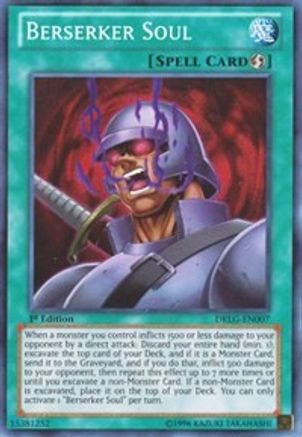 Berserker Soul (DRLG-EN007) - Dragons of Legend 1st Edition - Premium Yugioh Single from Konami - Just $0.26! Shop now at Game Crave Tournament Store