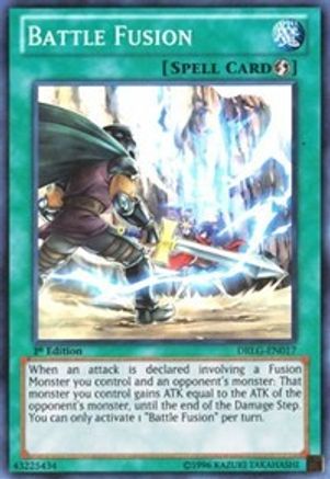 Battle Fusion (DRLG-EN017) - Dragons of Legend 1st Edition - Premium Yugioh Single from Konami - Just $0.25! Shop now at Game Crave Tournament Store